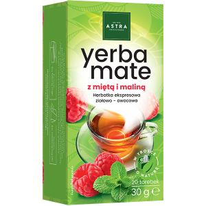 Herbatka Astra Yerba Mate z miętą i maliną 30g 